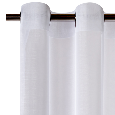 Voilage Étamine givrée Blanc