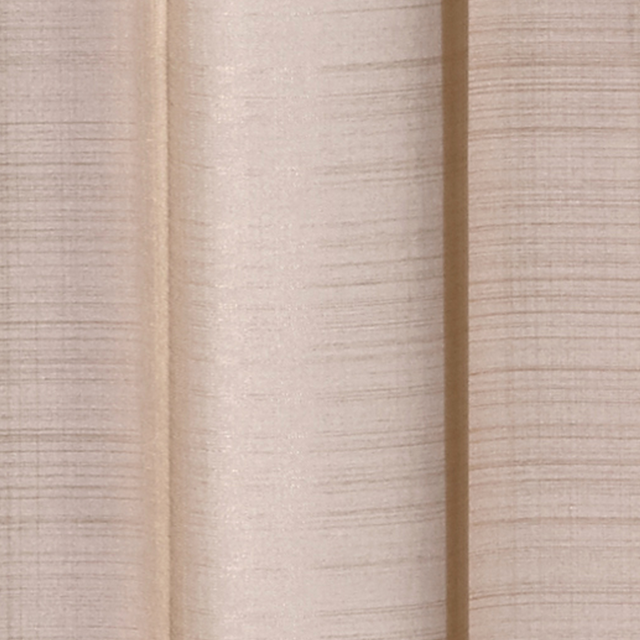 Voilage ÉTAMINE GIVRÉE coloris taupe 145 x 240 cm