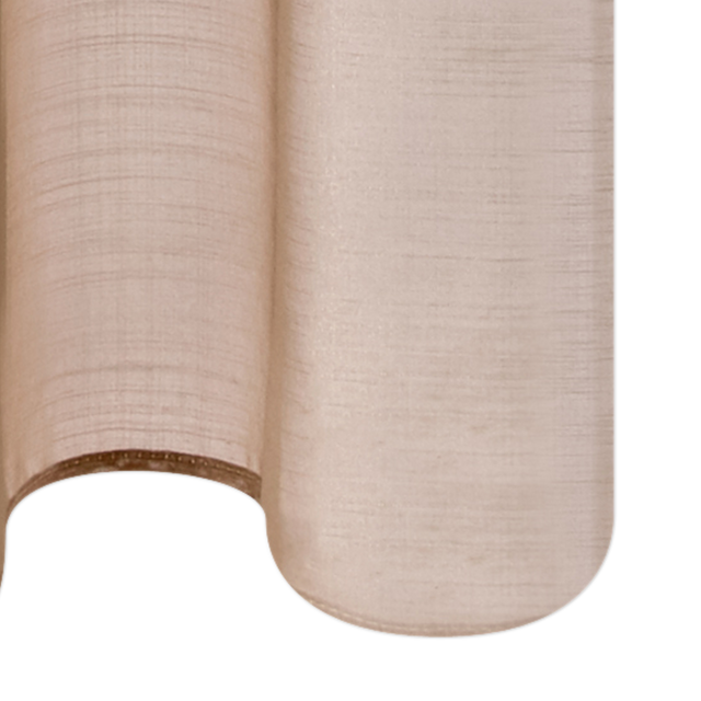 Voilage ÉTAMINE GIVRÉE coloris taupe 145 x 240 cm
