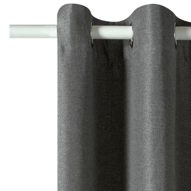 Rideau occultant HUGO coloris gris 140 x 260 cm