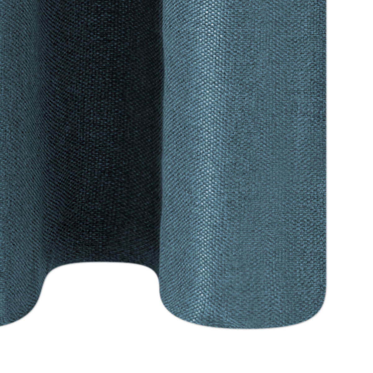 Rideau occultant Hugo Bleu métal