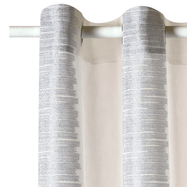 Voilage BLISS coloris blanc 140 x 240 cm