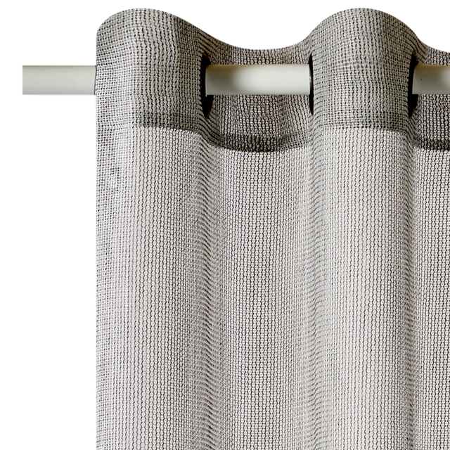 Voilage CHINO coloris gris 140 x 240 cm