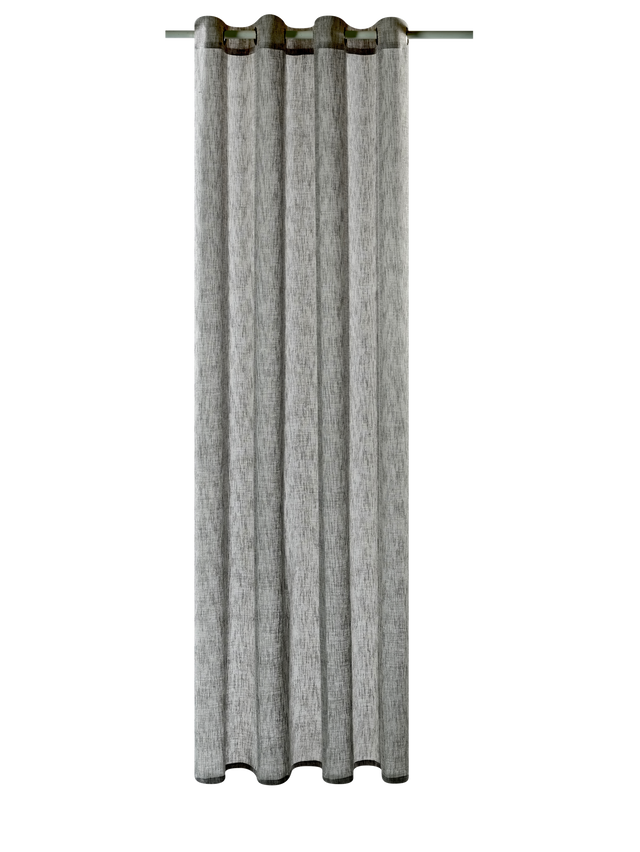 Voilage DIRITTO coloris noir 140 x 240 cm