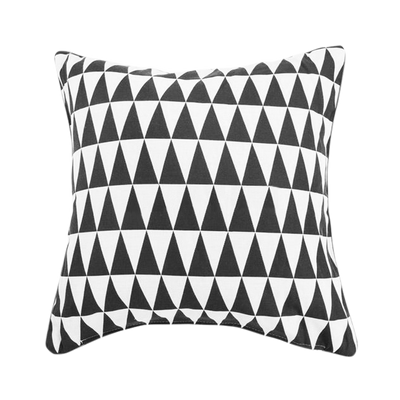 Housse de coussin Backgammon Noir