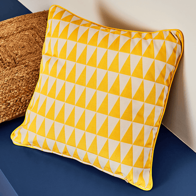 Housse de coussin Backgammon Jaune