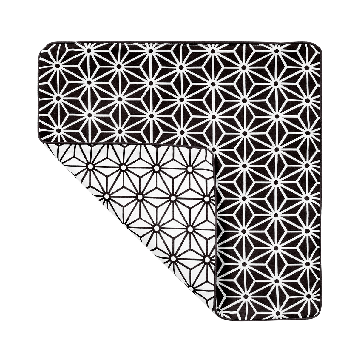 Housse de coussin Cristal Noir