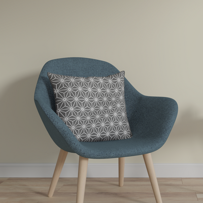 Housse de coussin Cristal Gris