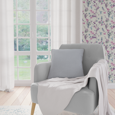 Housse de coussin Lin lave Gris