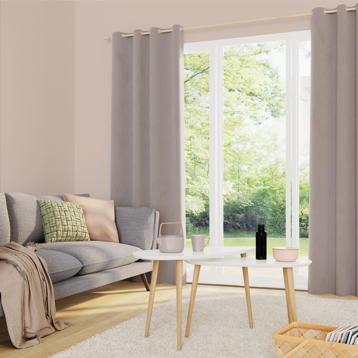 4MURS Rideau Velvet Tourterelle