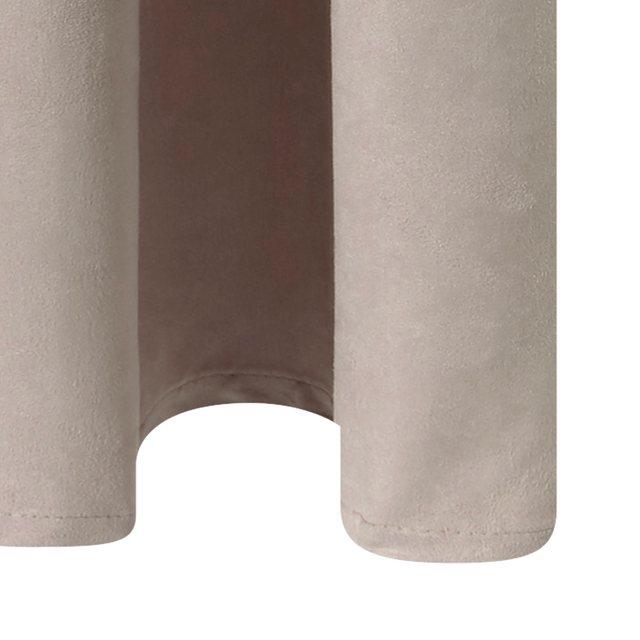 4MURS Rideau VELVET coloris tourterelle 140 x 260 cm