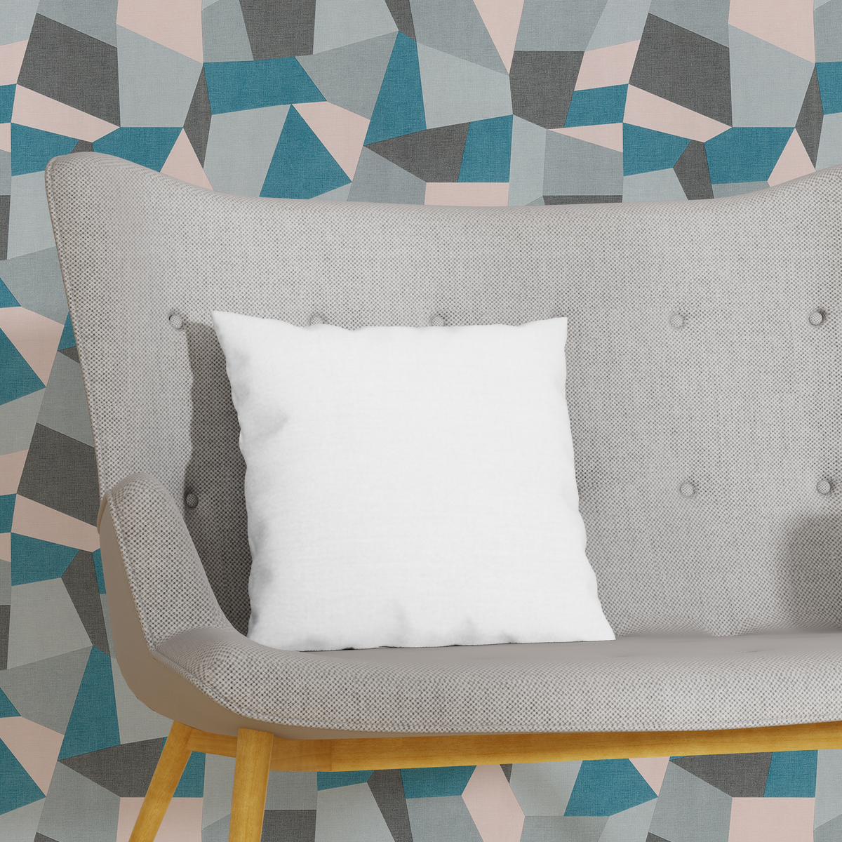 Coussin Velvet Blanc