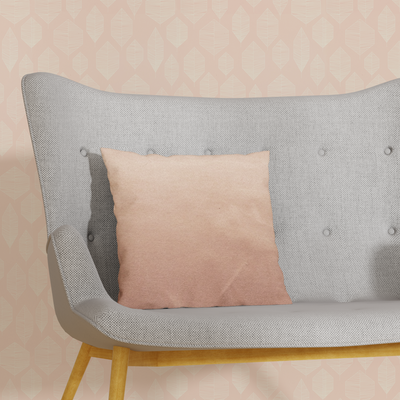 Coussin Velvet Rose blush