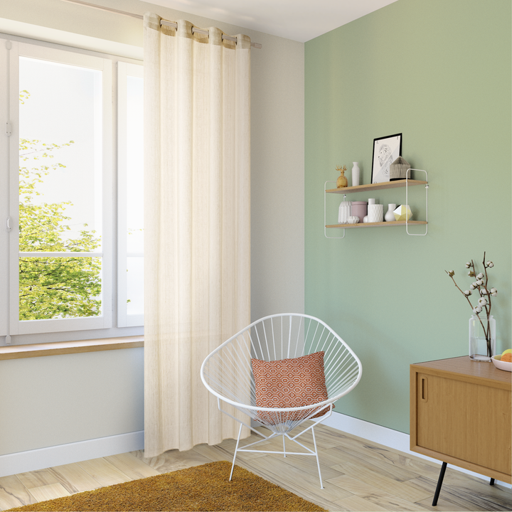 Voilage Lin Ghiana Beige