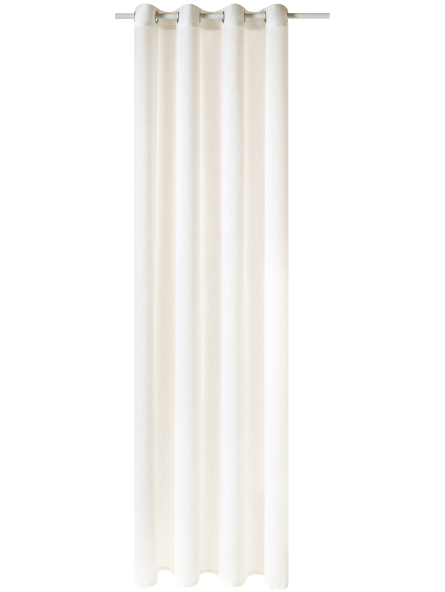 Rideau Lin CAMBRIA coloris blanc 140 x 260 cm