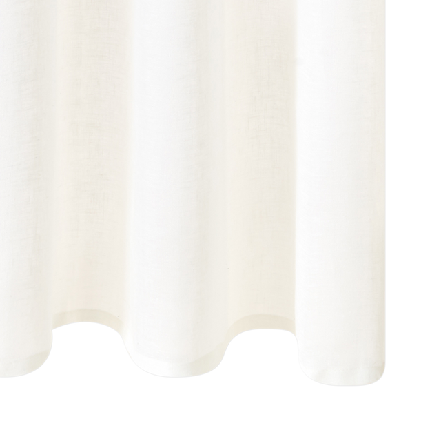 Rideau Lin CAMBRIA coloris blanc 140 x 260 cm