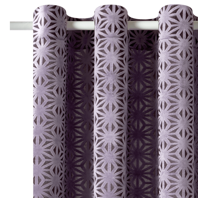 Rideau PRESTIGE coloris mauve 140 x 260 cm