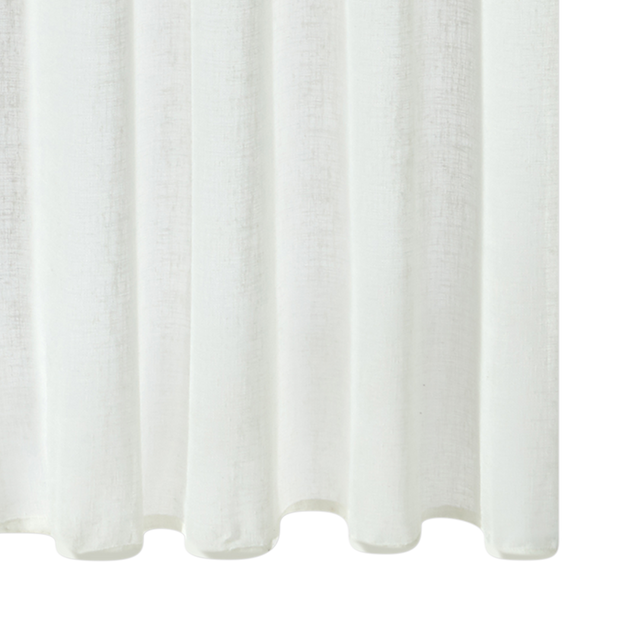 4MURS Voilage IRIBE coloris blanc 140 x 240 cm