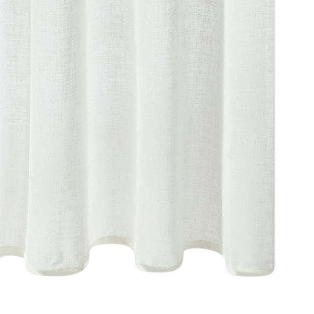 Voilage IRIBE coloris blanc 140 x 240 cm