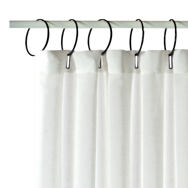 Voilage IRIBE coloris blanc 140 x 240 cm