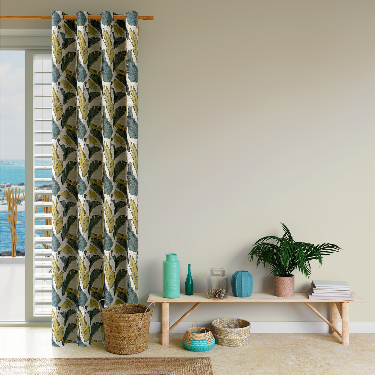 Rideau Peacok Vbleu paon