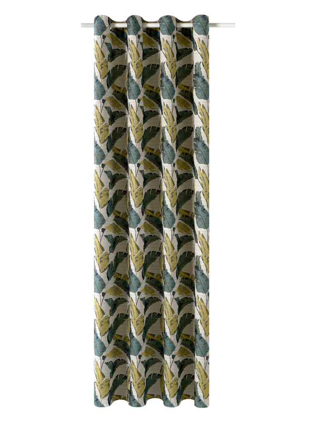 Rideau PEACOK coloris vert 135 x 240 cm