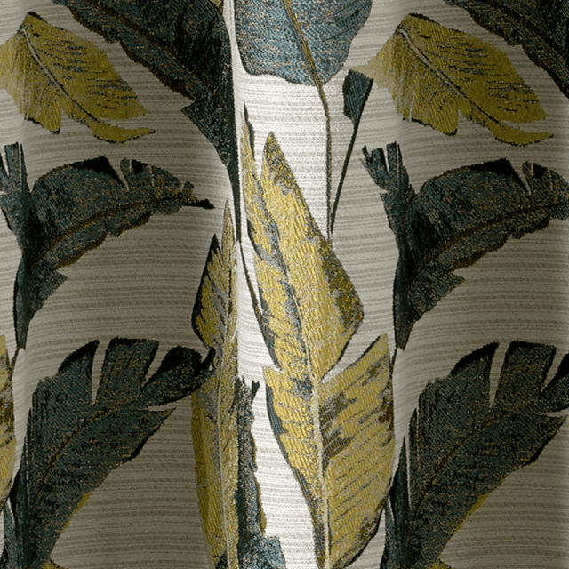 Rideau PEACOK coloris vert 135 x 240 cm