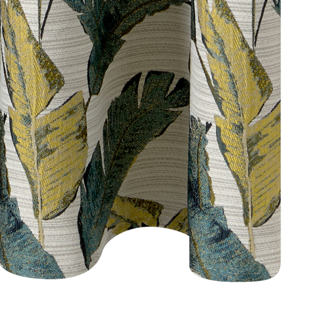 Rideau PEACOK coloris vert 135 x 240 cm