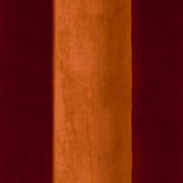 Rideau NEGRESCO coloris cognac 140 x 260 cm