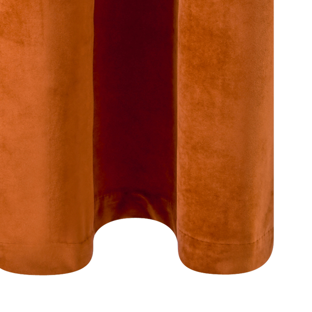 Rideau NEGRESCO coloris cognac 140 x 260 cm