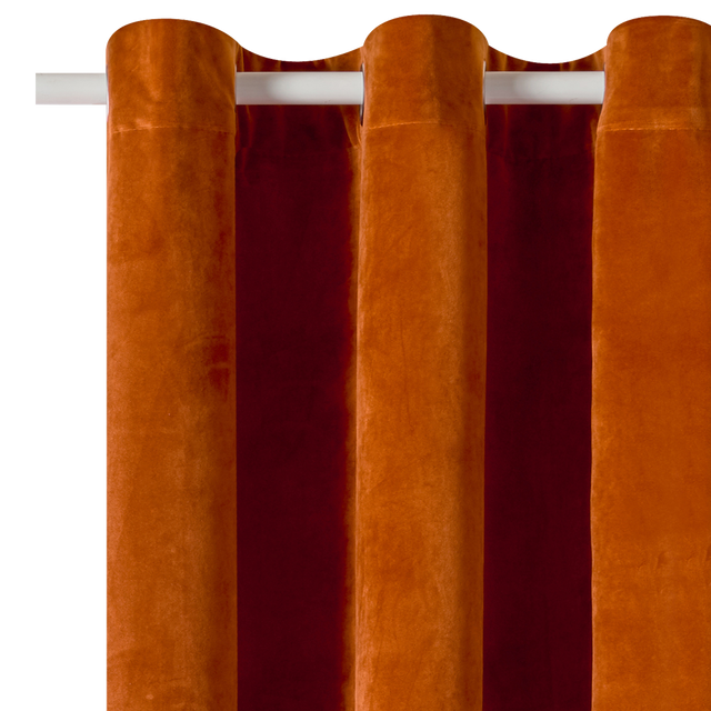 Rideau NEGRESCO coloris cognac 140 x 260 cm