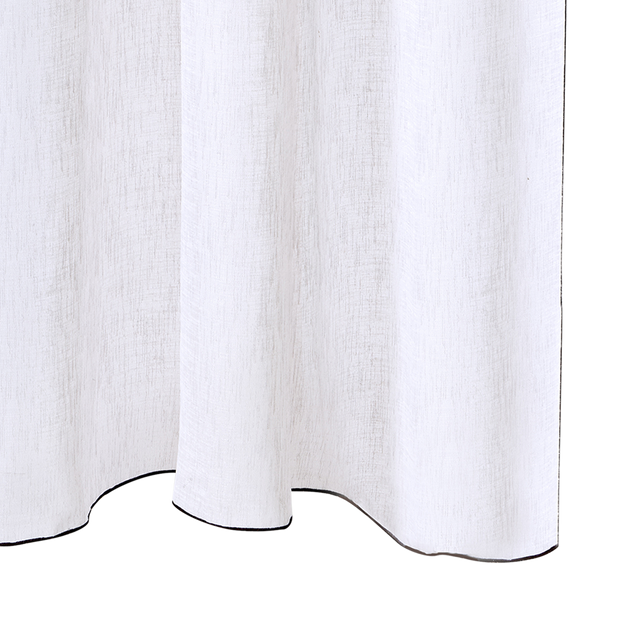 Voilage SAM coloris blanc 140 x 290 cm