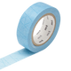 Masking tape Trame messy Cyan
