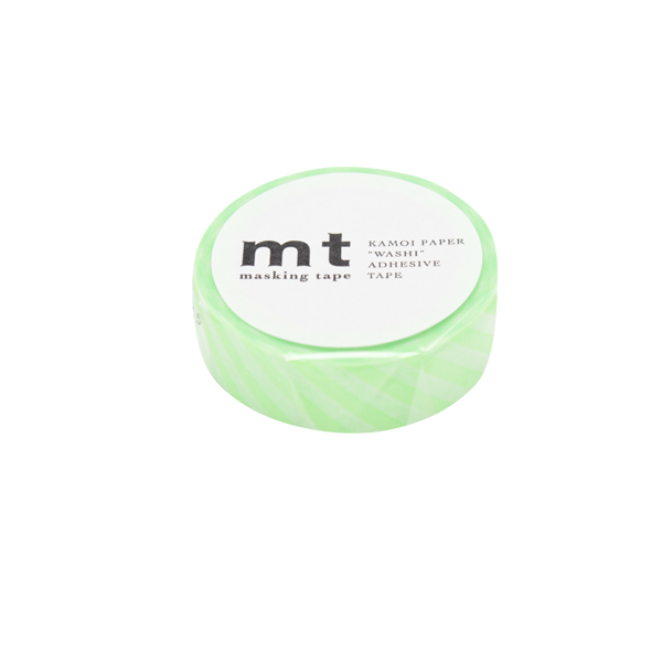 Masking tape RAYURES coloris vert fluo