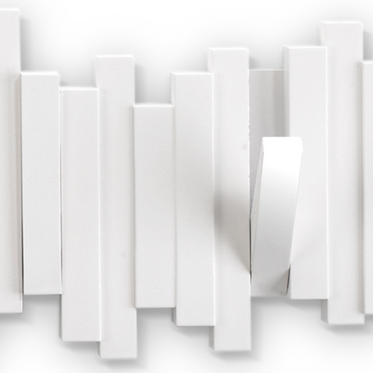 UMBRA Patère Sliding Blanc