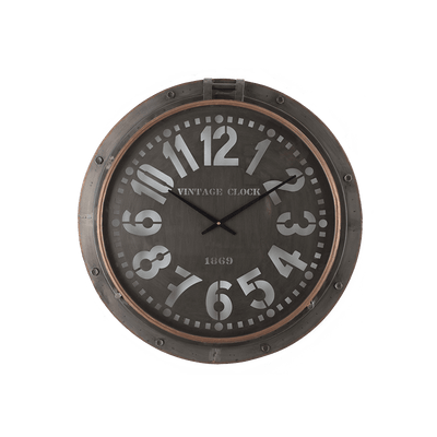 Horloge en métal Harry Noir