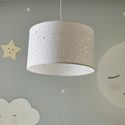 Suspension Stars Blanc