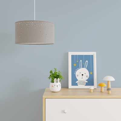 Suspension Stars Gris