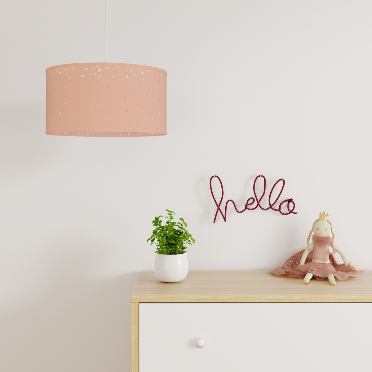 Suspension Stars Rose