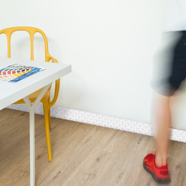 Plinthe déco PLAYTIME coloris blanc