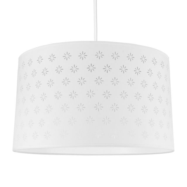 Suspension FLORALIA coloris blanc 40 x 40 cm