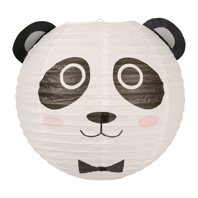 Abat-jour PANDA coloris noir 25 x 35 cm