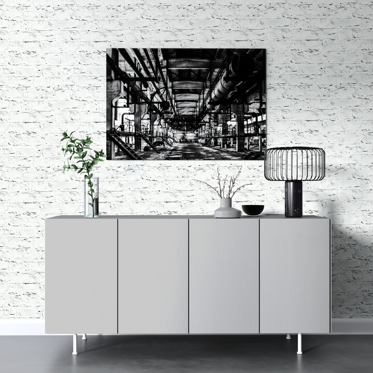 Tableau en verre Oldie Noir