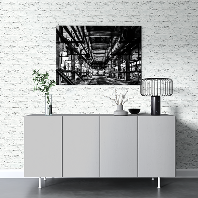 Tableau en verre Oldie Noir