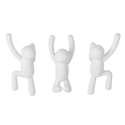 UMBRA Patère Buddy Blanc