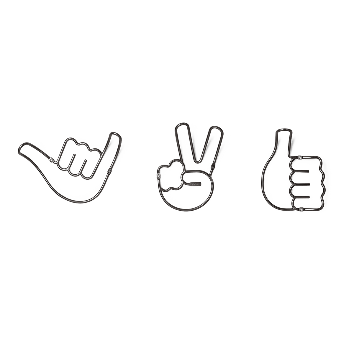 UMBRA Patère Handsup Argent