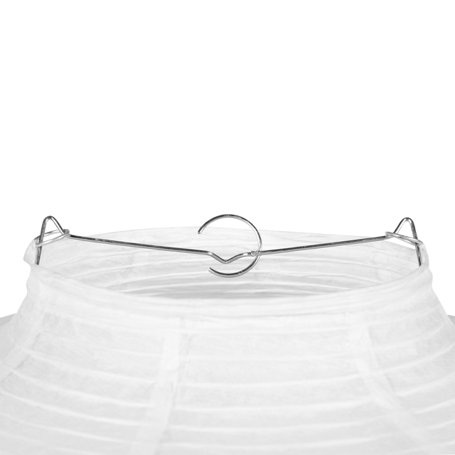 Abat-jour boule papier NUAGE coloris blanc 21,5 x 45 cm