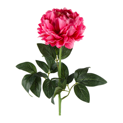 Fleur synthétique Pivoine rosaline Vert