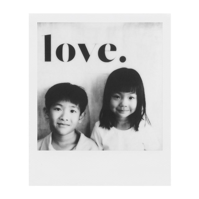 Polaroid Photographie B&W FILM X coloris blanc