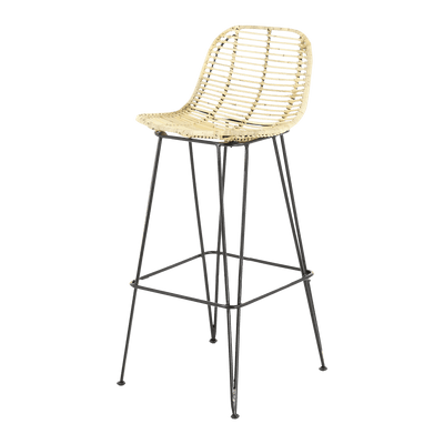 ZAGO Tabouret de bar Fresh Rotin 1 place